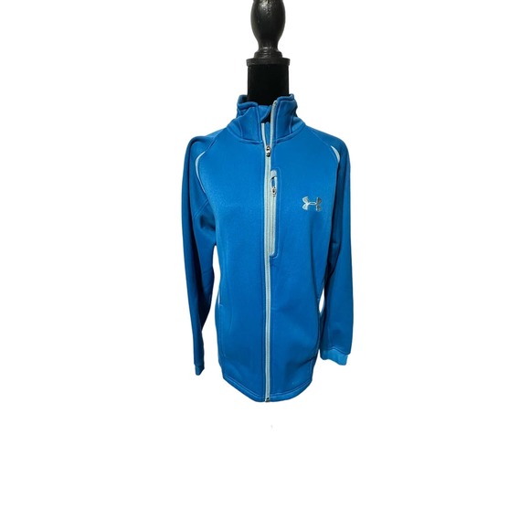 Under Armour Blue Womens Running‎ Jacket Size S - Picture 1 of 8